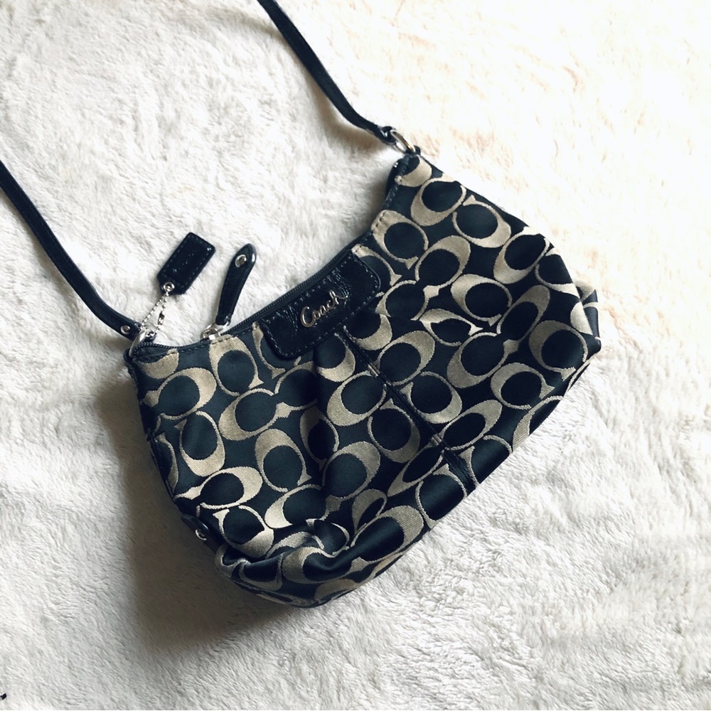 Coach signature crossbody bag